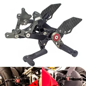 Per Ducati Street Fighter V4 2018-2024 PANIGALE V4S V4 V4R V4 moto intera CNC e pedane da corsa in fibra di carbonio 1