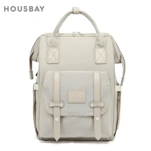 Borsa per pannolini per bambini Borsa per mummia Zaino Borsa portaoggetti impermeabile Borsa da viaggio per mamma Borsa per maternità per roba per bambini 2 strati Grigio 1