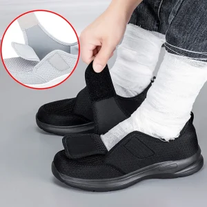 Nuove donne ortopedia piedi larghi gonfi scarpe casual da passeggio unisex pollice eversione regolazione morbide e confortevoli scarpe da uomo per diabetici 1