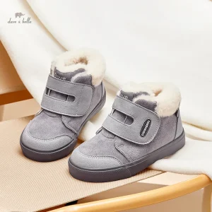 Stivaletti per bambini Dave Bella per bambini stivali per bambini stivali corti in cotone caldo Vintage ragazzi ragazze scarpe invernali DB4243606 1