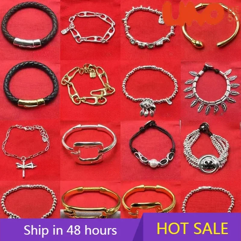 2025 Borsa regalo per le vacanze con bracciale da donna con pietre preziose di lusso di alta qualità, ultima moda europea e americana 1