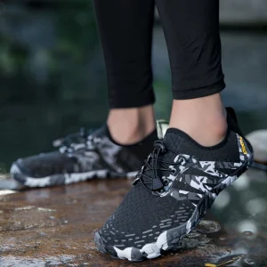Oiaano Scarpe unisex uomo donna antiscivolo durevoli acqua nera a piedi nudi suola morbida leggera traspirante sport passeggiate all'aperto corsa 1