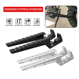 Accessori moto per Segway x260/X160 X 2024 2025 Pedane passeggero in alluminio Estensioni per Sur Ron Light Bee XS/X/L1E 1