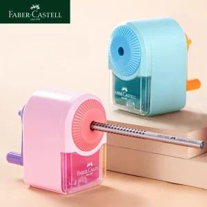 FABER CASTELL Temperamatite manuale a manovella per affilare 8 mm di diametro Colori caramelle per bambini, artisti, cancelleria per ufficio per studenti 1