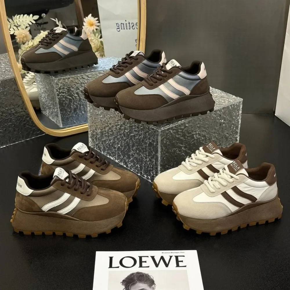 Nuove donne Mesh traspirante Sneakers con plateau Donna Casual Lace Up Outdoor Scarpe da donna Sneakers basse moda Zapatos De Mujer 1