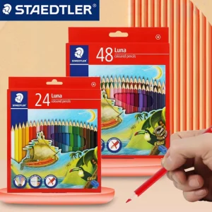 STAEDTLER Set di matite colorate a olio 136 12/24/36/48 colori per pittura professionale da colorare schizzi materiale scolastico d'arte 1