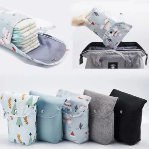 Borsa per pannolini per bambini impermeabile Wet Dry Pack custodia per mummia borsa per pannolini Organizer per pannolini inserto borsa per passeggino da viaggio borsa per il trasporto 1