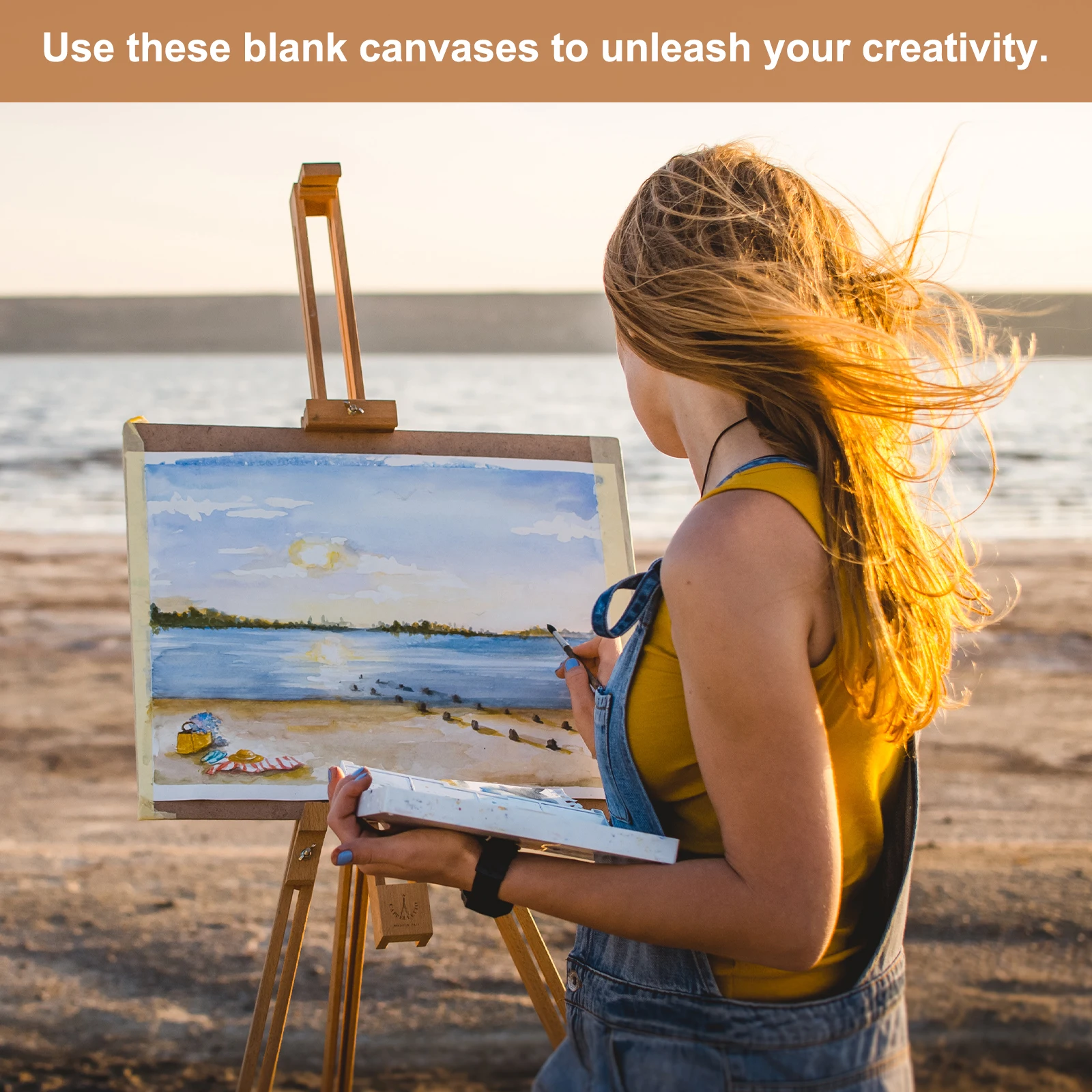 5/10/24 pezzi tavole di tela per dipingere cotone vuoto pannelli di tela di arte preparata forniture d'arte senza acidi per olio acrilico acquerello 6