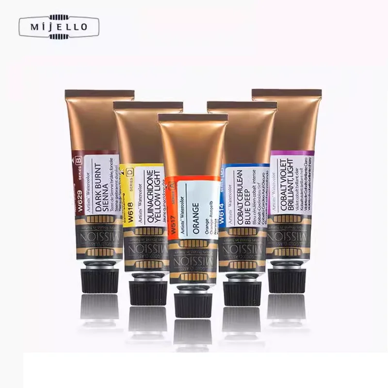Mijello Mission Gold Water Color Series1 pianta naturale Extra Fine acquerello Piant 15ml tubi pittura artisti forniture da disegno 6