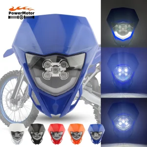 Moto HA CONDOTTO LA Piastra Del Faro per Yamaha WR YZ 250 450 Parti Faro Carenatura Dirt Bike Supermoto Enduro Motocross Accessori 1