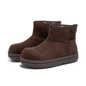 2025 Nuovi stivali da neve da donna Stivaletti da donna con suola piatta e stivaletti corti Stivali invernali caldi taglie forti 1