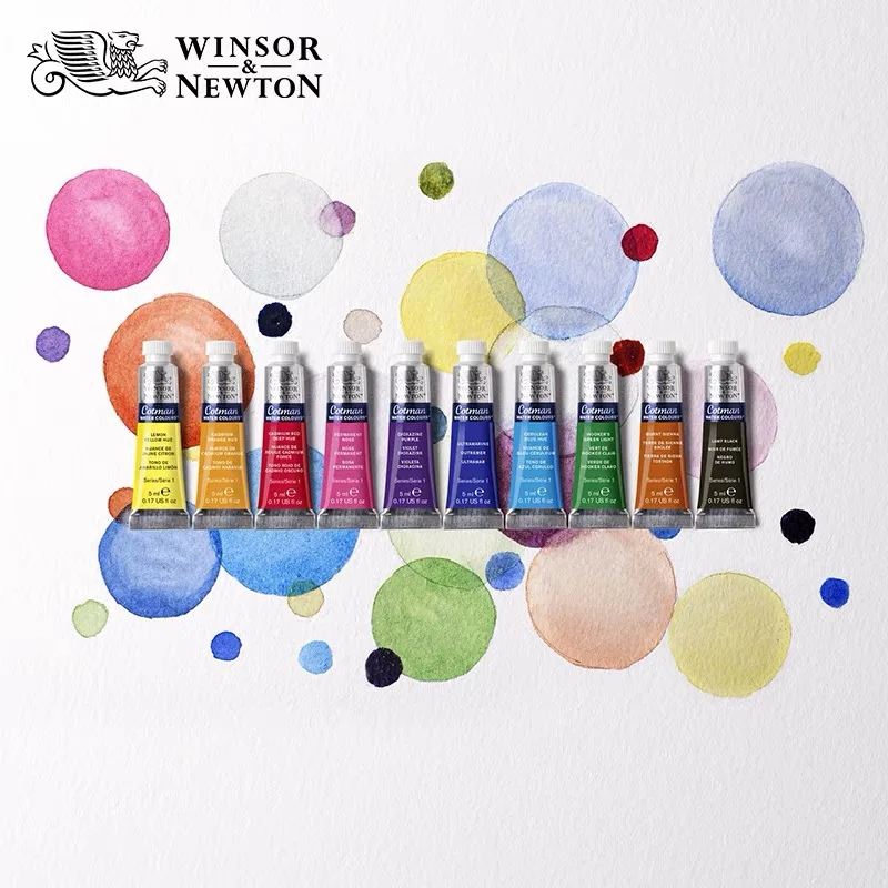 Winsor & Newton Cotman Set di colori ad acquerello 10/20 colori 5 ml (0,17 once) Tubi di alluminio Principianti Aquarela Pittura Rifornimenti d'arte 2
