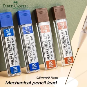10/50 Scatole Faber Castell 2B/HB 0.5/0.7mm Matita Meccanica Puntali Accessori Scolastici Schizzi Disegno di Cancelleria 1