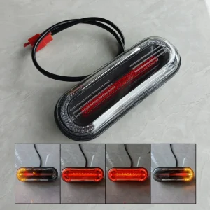 1Pc LED Faro posteriore Luce posteriore per moto 12V ATV Fanale posteriore Moto Fanale posteriore Posizione Stop Indicatori di direzione Accessori Parti 1