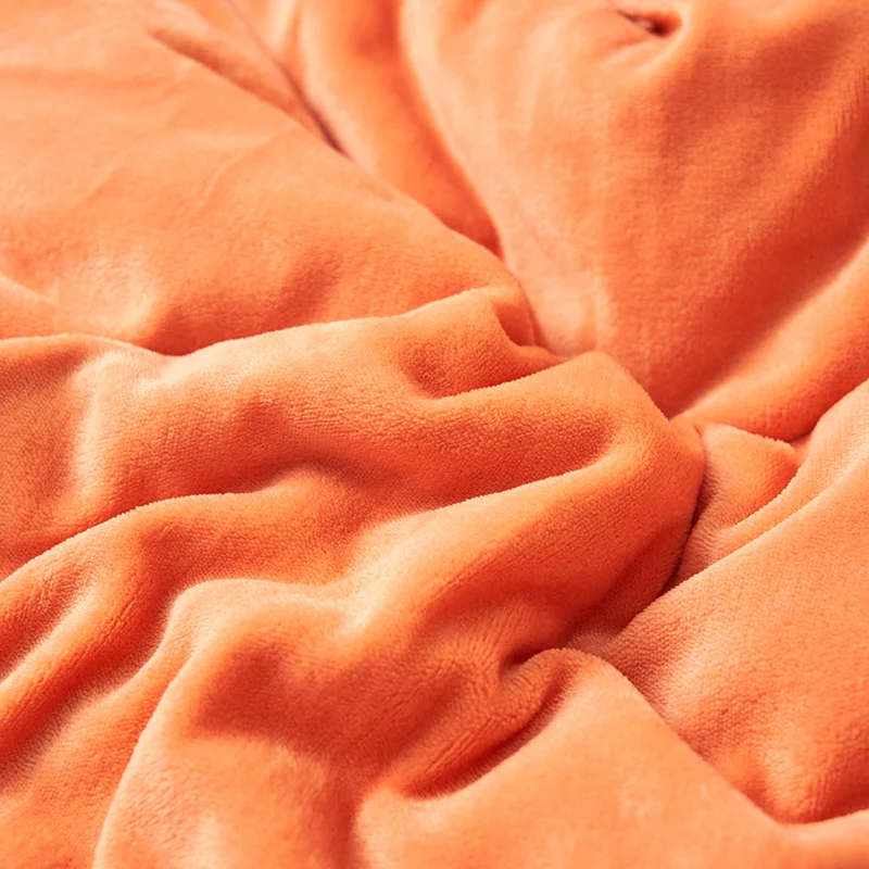Coperta super morbida in lana d'agnello imitazione Autunno Inverno Coperte doppia regina Comoda coperta per divano in pile di latte di alta qualità 5