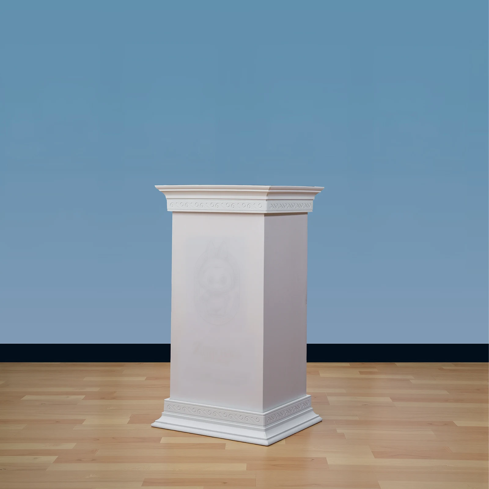 Eary Monster Vetrina per Labubu Zimomo Solo angelo Colonna romana Base Art Display Box per bambola giocattolo Scatola fai da te Cavalletti Accessori 3