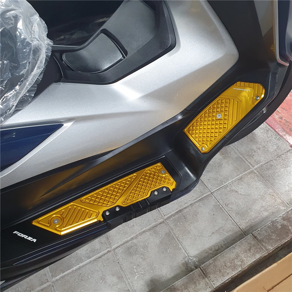 Pedane moto accessori poggiapiedi scooter tappetino per HONDA forza300 forza350 2018-2023 2