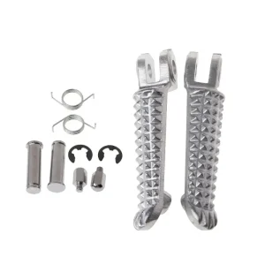 Moto anteriore poggiapiedi pedane poggiapiedi pedali per Yamaha YZF R1 2002-2012 YZF R6 2003-2011 2004 2005 2006 2007 2008 2009 1