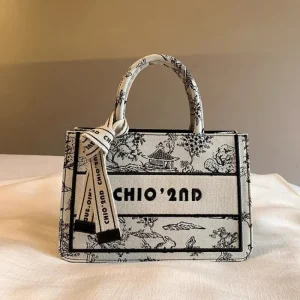 Borse a tracolla di design di lusso da donna, borsa da pendolare unisex con stampa di scorrimento paesaggistico e chiusura con cerniera, elegante borsa a mano da donna 1