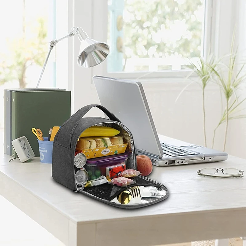 Borsa per il pranzo per bambini borsa isolante borsa da Picnic portatile borsa per il pranzo per bambini 6