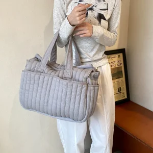 Borsa per pannolini pieghevole Borsone da viaggio Borse da palestra sportive impermeabili per donna Borsa per bagagli di grande capacità 1