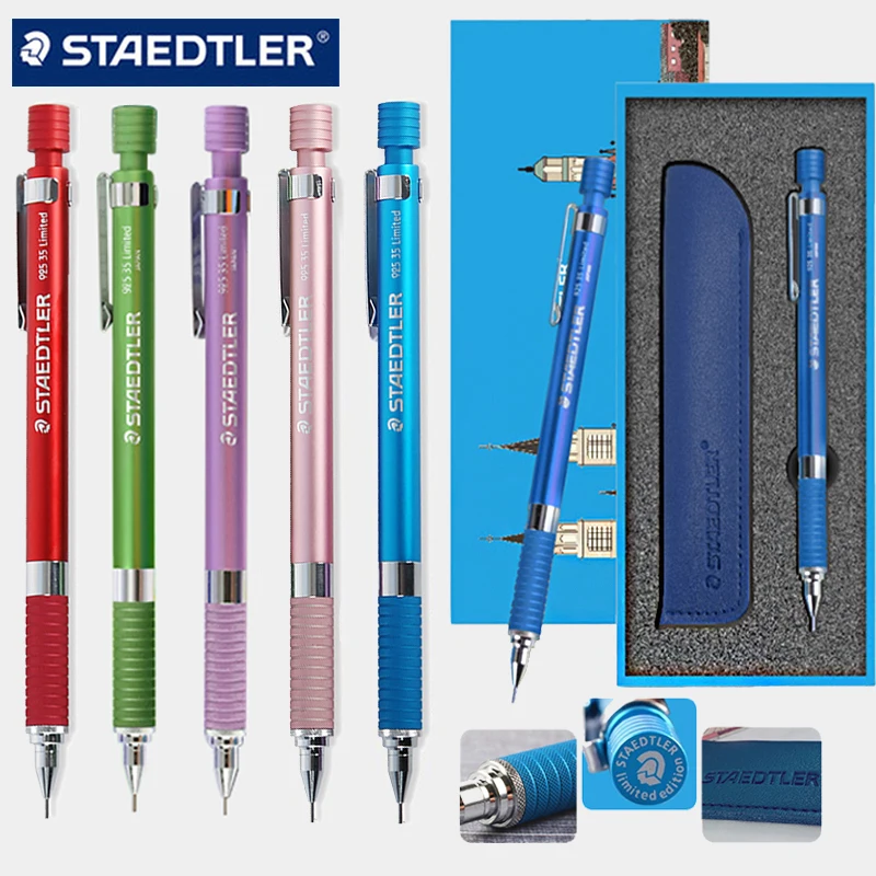 Staedtler matita meccanica in edizione limitata 925 35 Set regalo schizzi disegno a gravità centrale bassa 0.5mm materiale scolastico 1
