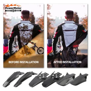 Motocross Parafango Anteriore Parafango Posteriore Ruota Posteriore Parafango Anteriore Per Surron Sur-Ron Light Bee XS Accessori Moto Elettrica 1