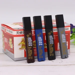 Matita meccanica a testa piatta spessa 1PC casuale Disegno 2B con ricariche Matita Forniture per ufficio Scrittura Materiale scolastico automatico 1