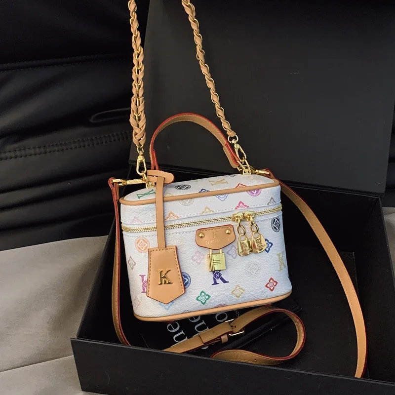 Borsa a tracolla con cerniera in pelle di nuova stilista per donna - Borsa a tracolla classica ed elegante con borsa a tracolla 5