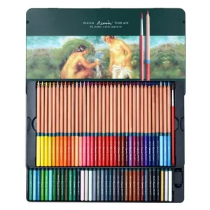 36/48/72/100 ColorsMarco Renoir Matite ad acquerello Scatola di ferro non tossico con pennello Colorazione Disegno Scuola di cancelleria Rifornimenti d'arte 1