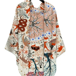 Sciarpa quadrata in velluto arricciata a mano Primavera e autunno Nuovo 130 cm Stampa da tavolo Modello a spina di pesce di alta qualità Caldo alla moda 1