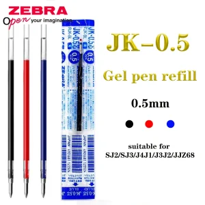10PCS Giappone ZEBRA Penna Gel Ricariche JK-0.5 per Penne Multifunzionali per SJ2/SJ3/J3J2/J4J1/JJZ68 Scuola Acsesories di Cancelleria 1