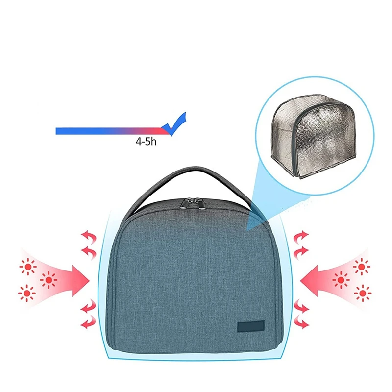 Borsa per il pranzo per bambini borsa isolante borsa da Picnic portatile borsa per il pranzo per bambini 4