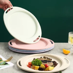 1/4/10 pezzi piatti da pranzo set piatti di paglia di grano stoviglie stoviglie piatti da cucina leggeri ecologici piatti da pranzo 1