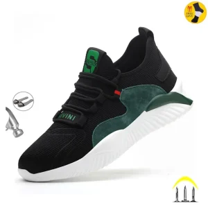Scarpe indistruttibili Scarpe da lavoro antinfortunistiche da uomo con puntale in acciaio Stivali antiforatura Sneakers leggere e traspiranti Dropshipping 1
