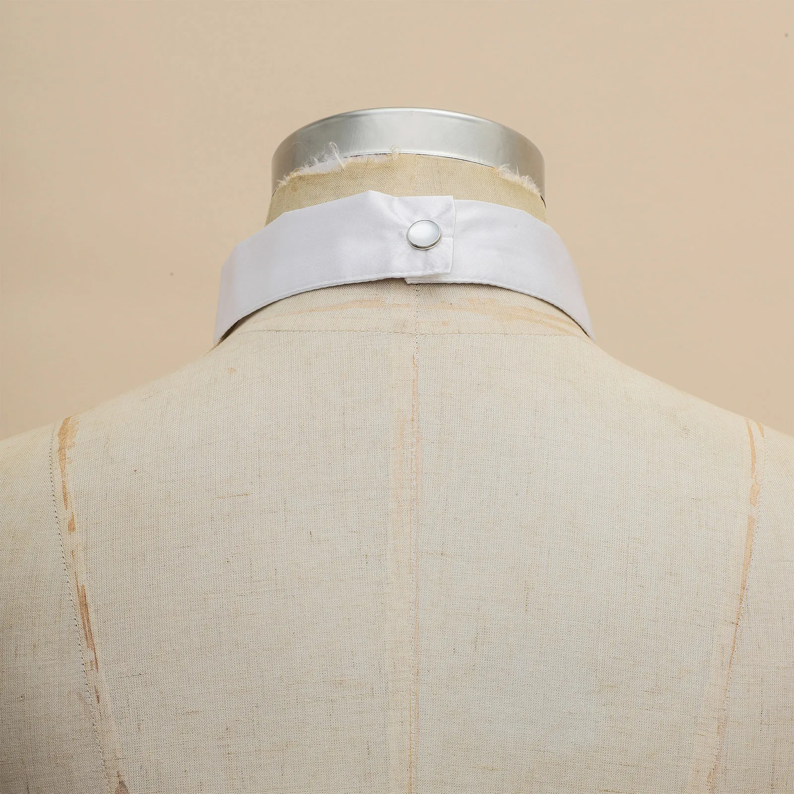 Donne staccabili arruffato pizzo Jabot Vintage vittoriano colletto finto mezza camicia camicetta girocollo girocollo Clubwear colletto Steampunk 3