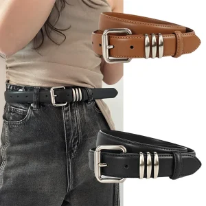 Cinture in vera pelle moda donna Accessori gotici femminili Cintura punk di alta qualità Cinture jeans per donna e uomo 1