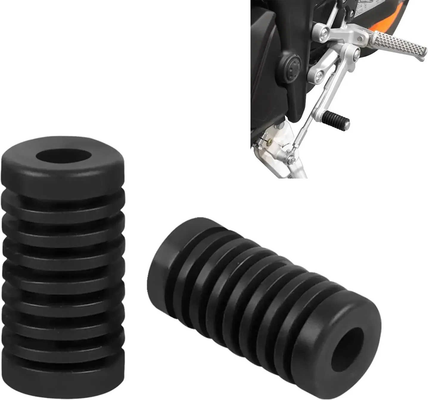 Manicotto in gomma per cambio moto 1/10pc, copri leva cambio moto Copri pedale in gomma antiscivolo universale 4