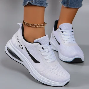 Nuove scarpe sportive da donna primaverili, scarpe sportive casual alla moda, traspiranti, leggere, antiscivolo, resistenti all'usura, scarpe basse 1