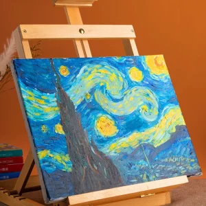 Cavalletto da tavolo pieghevole da tavolo in legno per pittura, schizzo, display da studio, set da disegno artistico per studenti e adulti 1