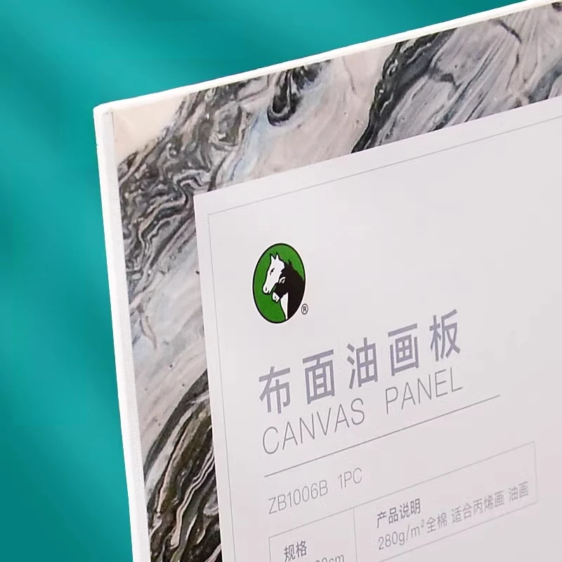 Tavola per pittura a olio su tela di cotone Pittura a olio su tela Pittura a olio Tavola per pratica per principianti Forniture per pittura a olio 4