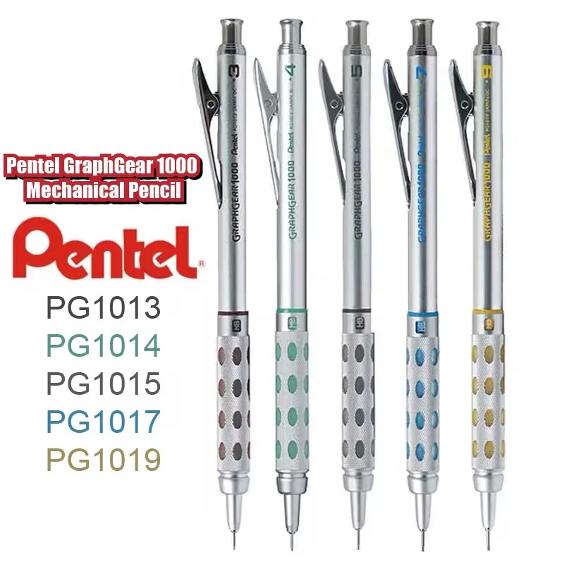 Pentel PG1000 Matita meccanica Graphgear 1000 Centro di gravità basso 0,3/0,5/0,7/0,9 mm Matita per attività Pittura Rifornimenti d'arte 1