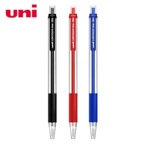 6 Pezzi/lottp Mitsubishi Uni-ball Laknock SN-101 A Scomparsa penna a sfera 0.7 millimetri Nero/Blu/Colore Rosso 1