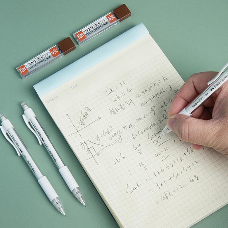 Faber-Castell Matita meccanica automatica senza pressione 0,5 mm 2B/HB Disegno Design Pittura Forniture di cancelleria per ufficio scolastico 4