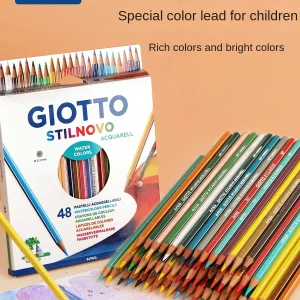 Italia GIOTTO 24/36 matite colorate per bambini matite da colorare matite da disegno per studenti solubili in acqua a base di olio forniture d'arte carine 1