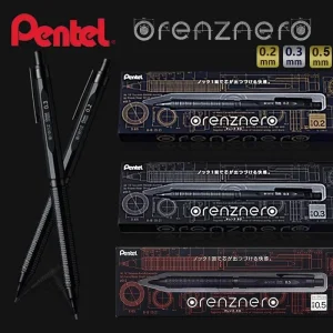 Giappone Pentel Matita meccanica Classica asta di metallo nero Auto-Eject Anti-rottura Core Matite da disegno premium Cancelleria di precisione 1