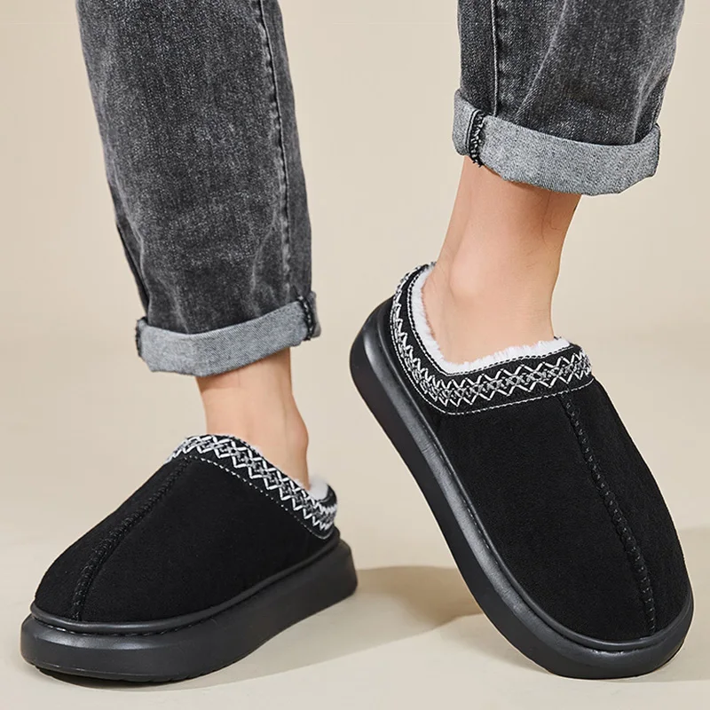 Stivali Donna Peluche Scarpe da donna Tenere al caldo Scarpe da donna 2025 Stivaletti moda Scarpe invernali da donna leggere Stivali Botas Mujer 2