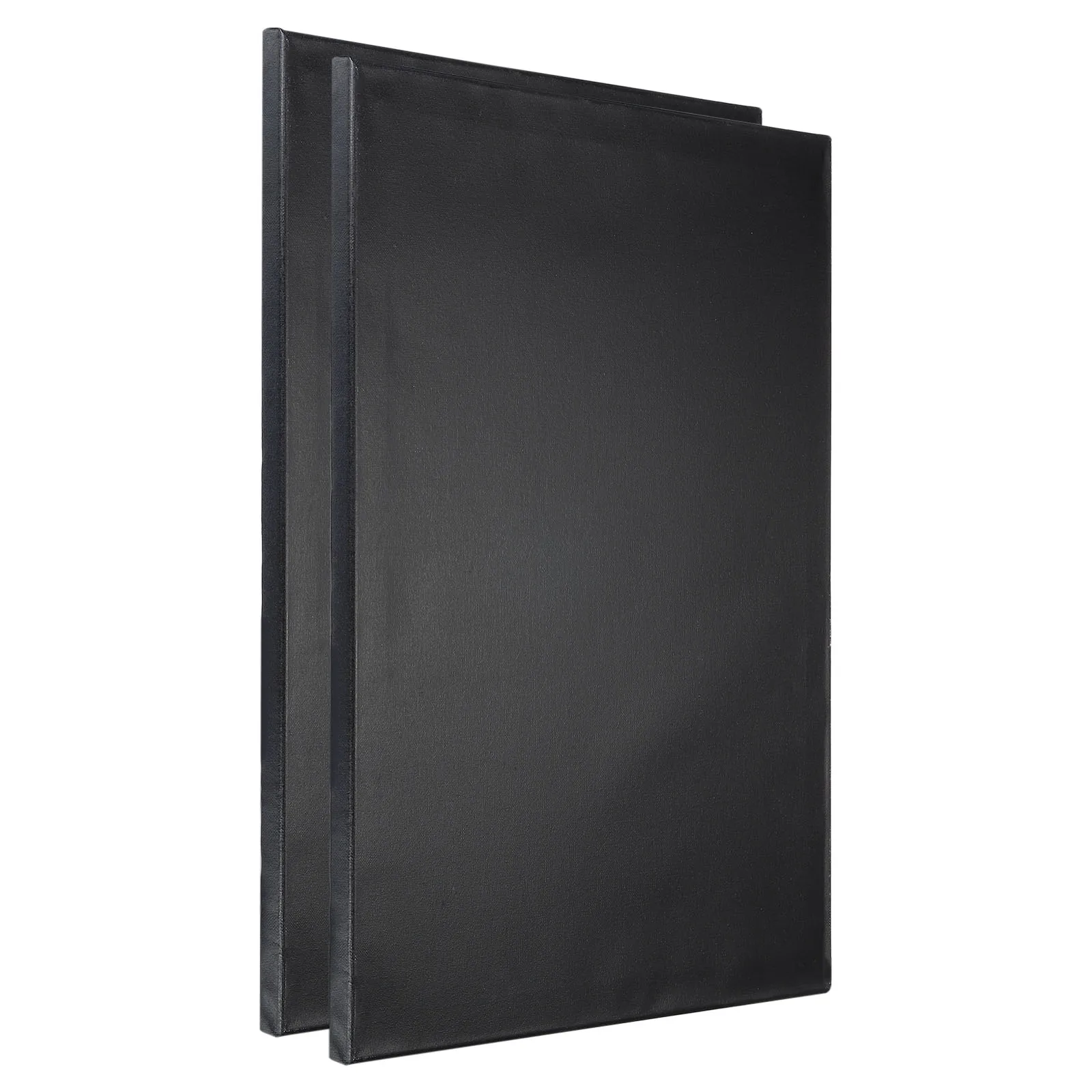2/4Pc Nero Pittura Tela Pannello Rettangolo Cornice di Legno Allungato Vuoto Artista Tela Pannelli per Guazzo Acrilico Acquerello 1