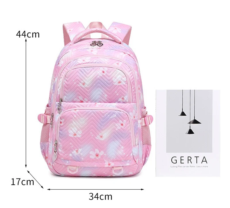 Lilo Stitch Studenti Zaino Set di borse da scuola Ragazza Ragazzo Zaino Primario Kawaii Borsa da viaggio impermeabile per bambini 2