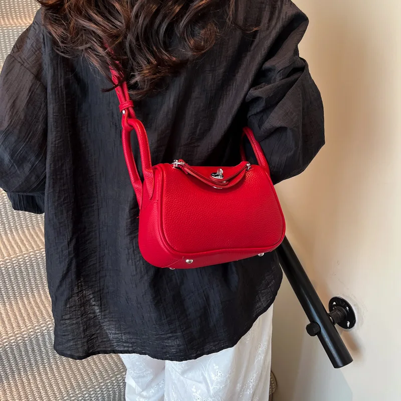 Borsa a tracolla Borsa a cuscino Borsa dal design di nicchia da donna 2025 Nuovo versatile 4